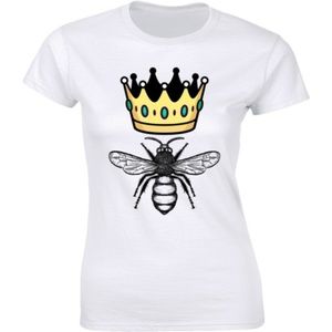 Queen Bee Funny Cute Cool Boss Lady Crown T-shirt
